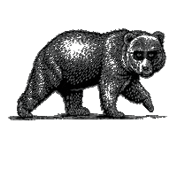 pairofthieves bear socks underwear tees Sticker