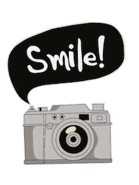 Photography Smile Sticker