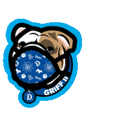 Des Moines Dog Sticker by DrakeUGriff