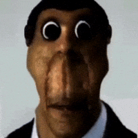 Obama Scary Face GIF