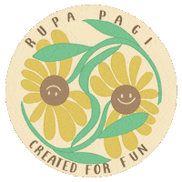 Faranizel illustration sunflower rupapagi bungamatahari Sticker