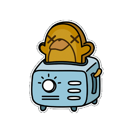 Breakfast Toast Sticker