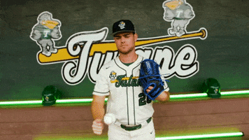 College Baseball Turner GIF by GreenWave