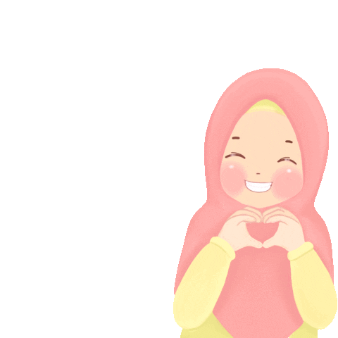 hijab love Sticker