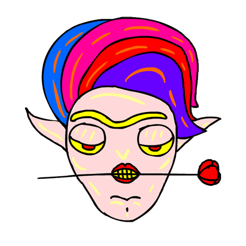 Flower Flirt Sticker