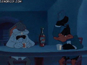 bugs bunny drinking GIF by Cheezburger
