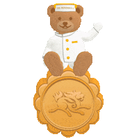 Bear Mooncake Sticker by The Peninsula Hong Kong
