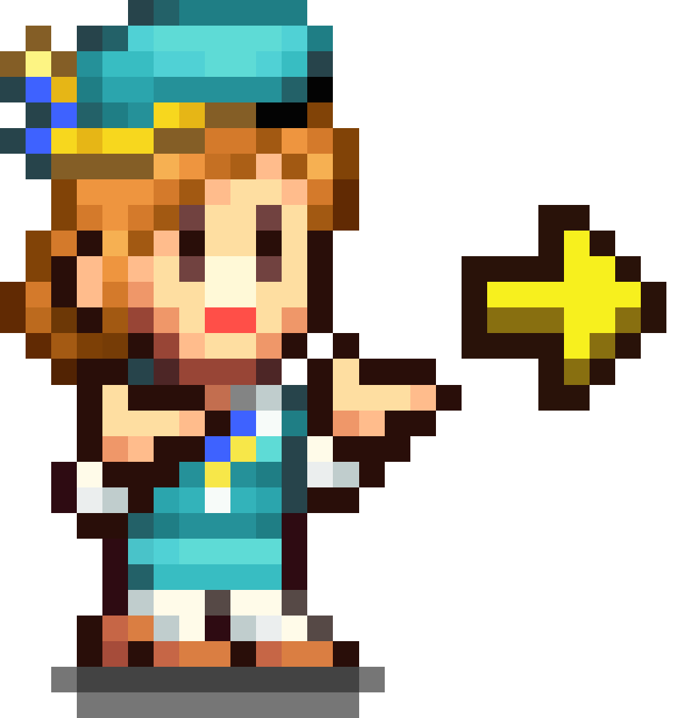 8Bit Click Sticker