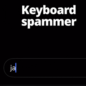 Text Spamming GIF