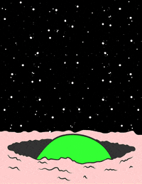 Outer Space Wow GIF by Reza Zabardast