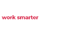 Work Smarter Not Harder Sticker by weBOUND marketing
