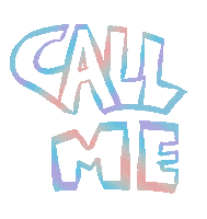 Call Me Love Sticker
