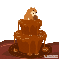 Treating Myself Sweet Tooth Sticker by WorkBeaver