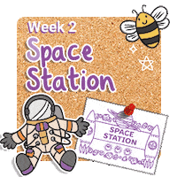 Summer Camp Sticker by Twinkl Parents