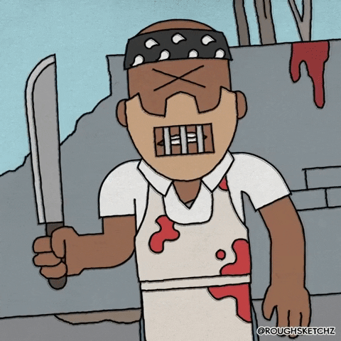 fight blood GIF by Rough Sketchz