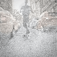 bentuber drawing cars new york city GIF