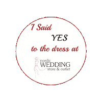 I Said Yes Wedding Sticker by NordicWeddingStore&Outlet