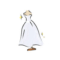 Wedding Dress Sticker by TO BE BRIDE