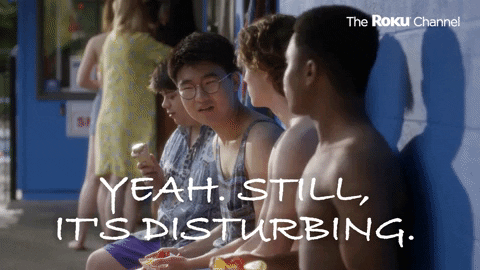 Disturbing GIF by The Roku Channel
