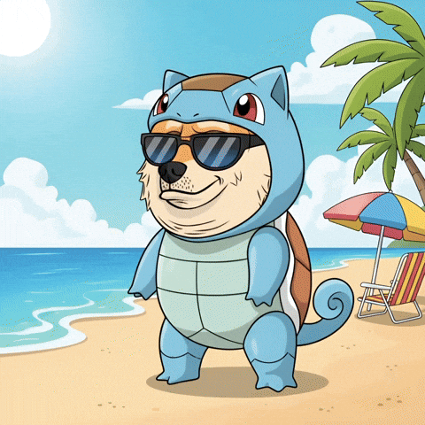 Summer Chilling GIF by Doge Pound