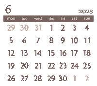 June Month Sticker