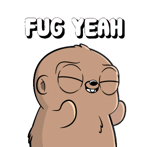 Happy Lets Go Sticker by Fugz Official