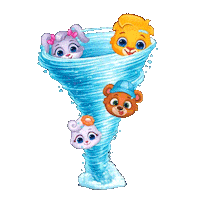 Tropical Storm Omg Sticker by Lucas and Friends by RV AppStudios