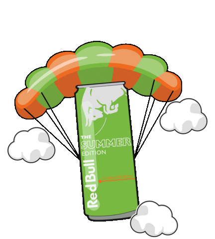 Summer Parachute Sticker by Red Bull