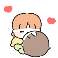 popkey96 하트 사랑 신나 커플 Sticker