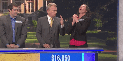 praise GIF by Wheel of Fortune