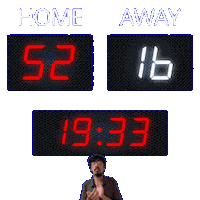 16 Away Sticker