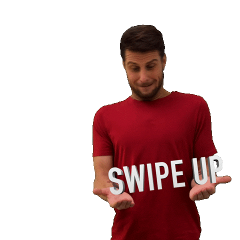 Swipe Up Maurice Gajda Sticker by anredo