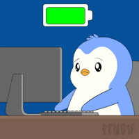 Tired Work GIF by Pudgy Penguins