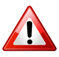 warning STICKER