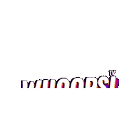 WhoopsTV whoops tv whoopstv whoops logo Sticker