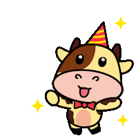 Happy Party Sticker by NMooMoo