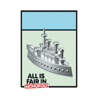Boat Ship Sticker by Monopoly