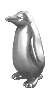 Penguin Sticker by Monopoly