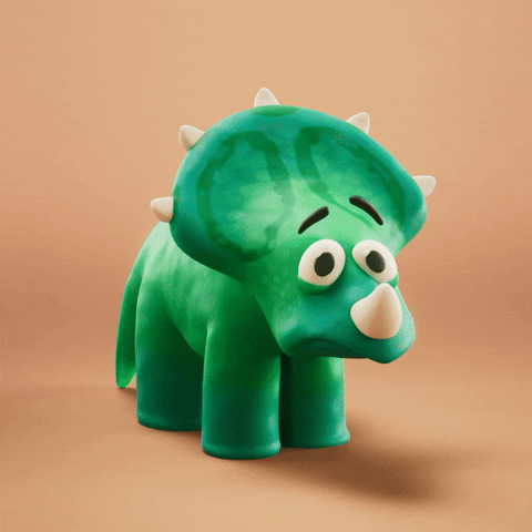 Awkward Oh No GIF by Claynosaurz