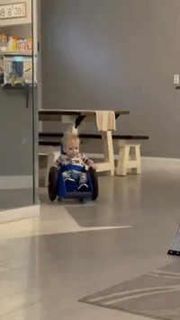 Toddler With Spina Bifida Learns to Use Wheelchair