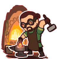 Dwarf Forge Sticker
