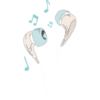 Earphones Sticker
