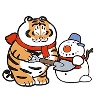 Chinese New Year Tiger Sticker by Bu2ma