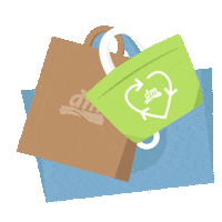 mojadm shopping shop bag dm Sticker