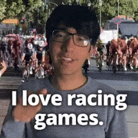 I love racing games.