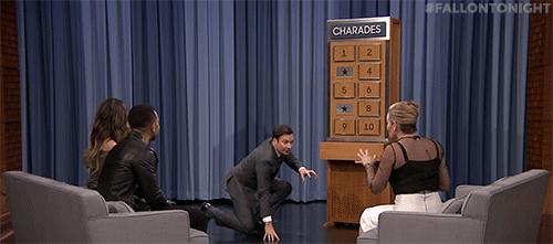 jimmy fallon charades GIF by The Tonight Show Starring Jimmy Fallon
