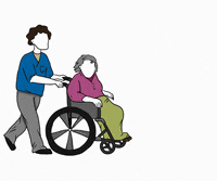 CaritasMaternus healthcare pflege rollstuhl altenpflege GIF
