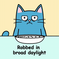 Blue Cat Betrayal GIF