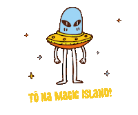 To Na Magic Island Sticker by House Mag