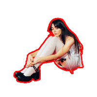 Girl Musician Sticker